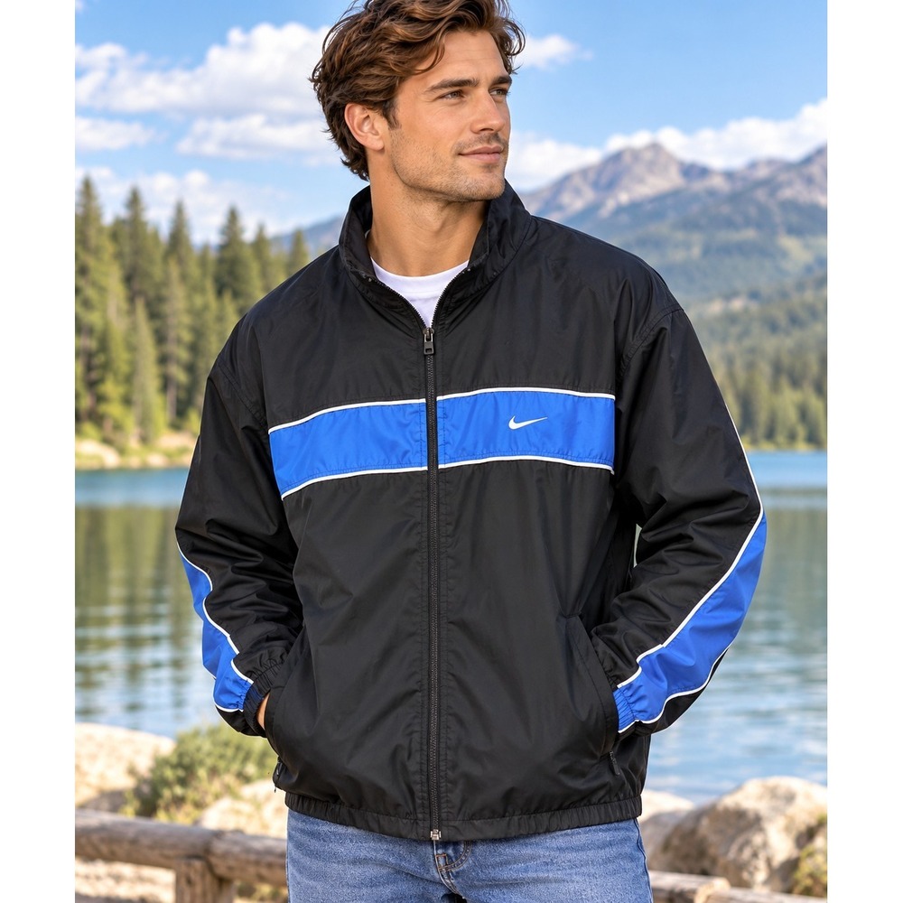 Nike Elite Full Zip Jacket Dri-Fit Windbreaker Men's XL (521104-011) Sports